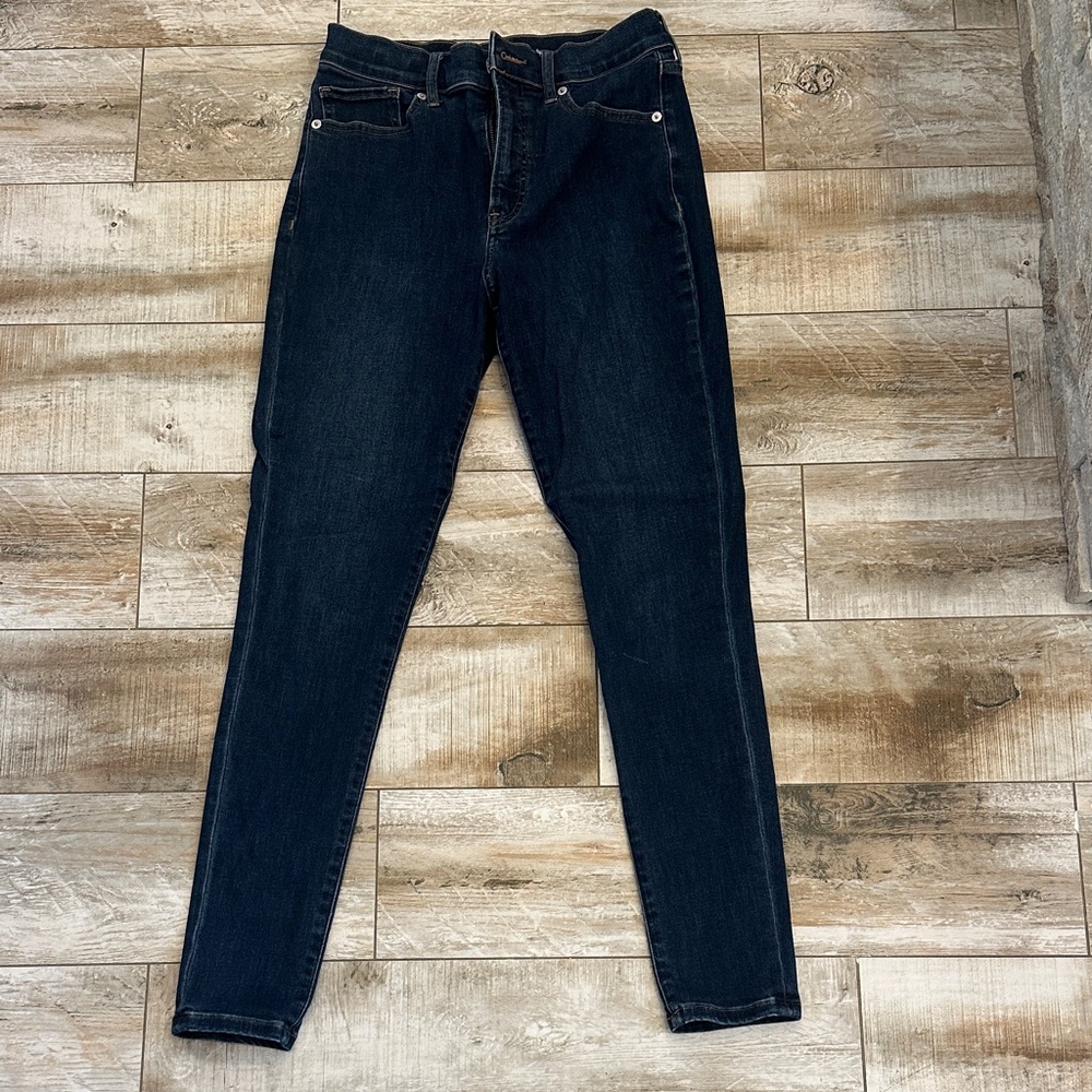 Express Women's Dark Blue Skinny Jeans